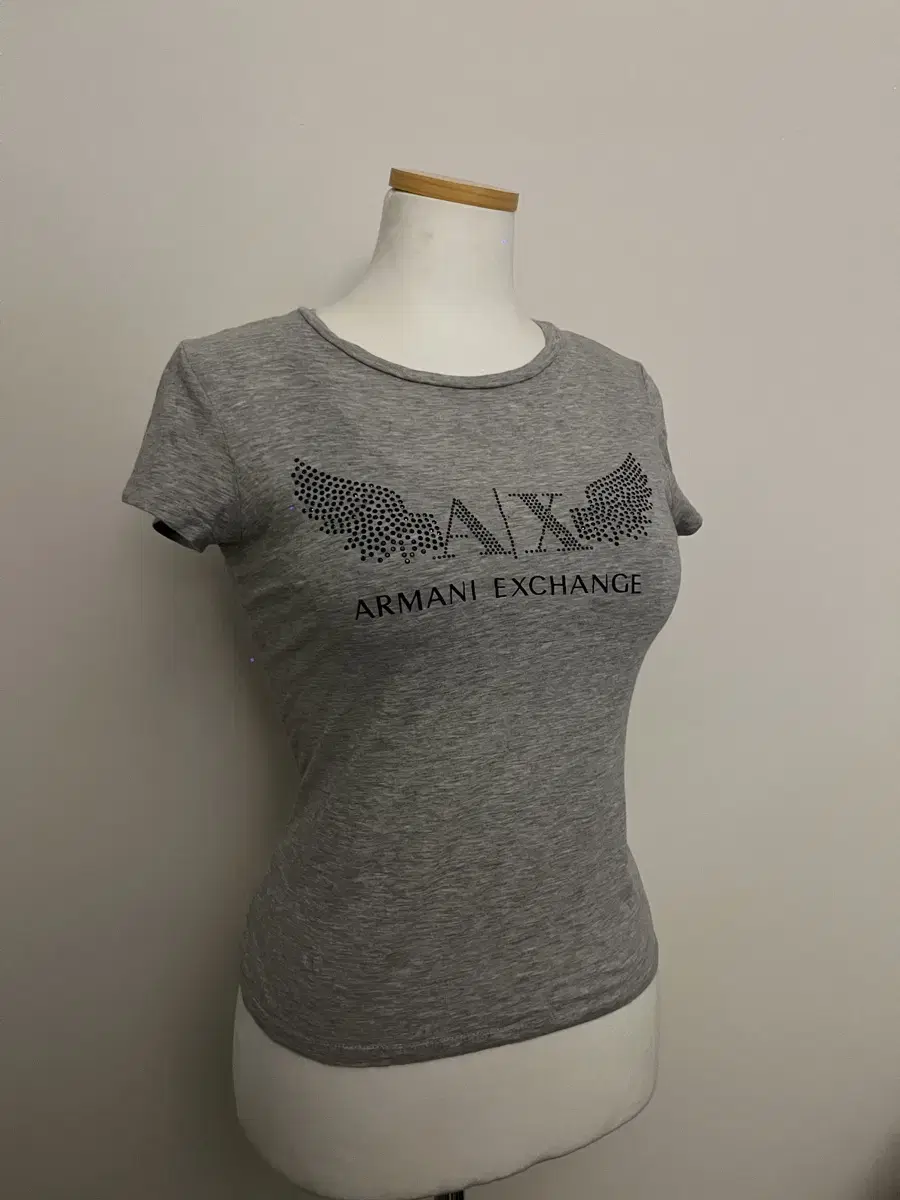 Armani Exchange Gray Spangle T-shirt